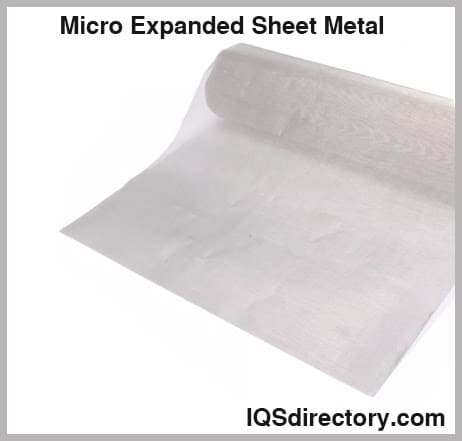 micro expanded sheet metal